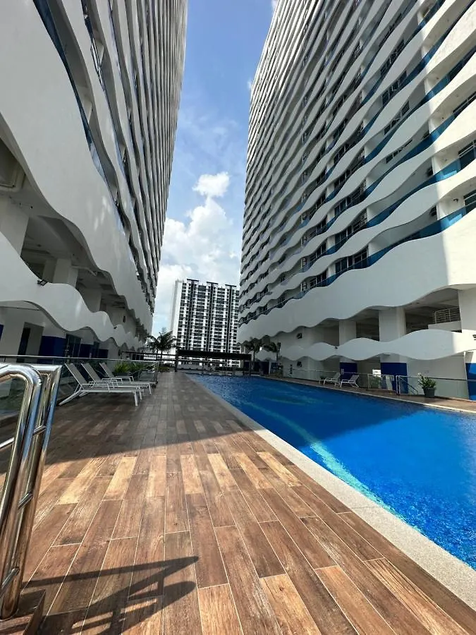 Apartment Melaka Duplex Penthouse 3 Bedroom The Wave Residence 8-9Pax Malaysia